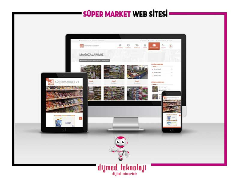 Süpermarket Web Sitesi Çorlu